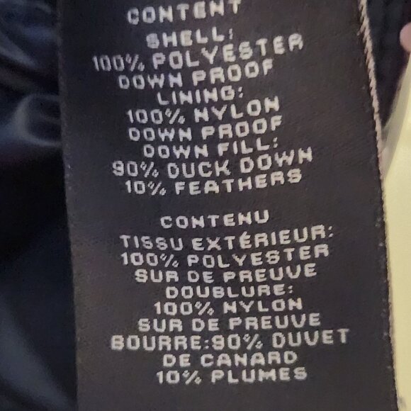 Vince Camuto Navy Polka Dot Full Zip Down Puffer Vest Size M - Picture 7 of 7